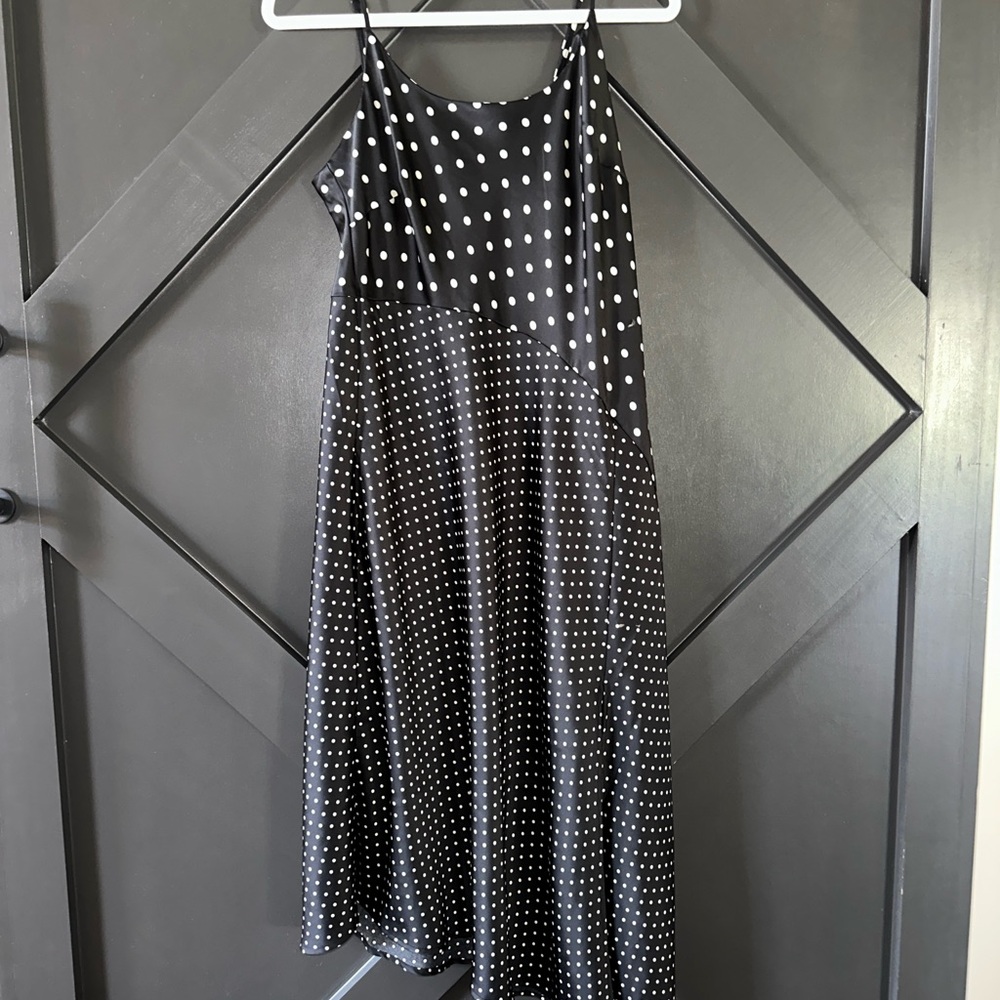 Black and White Polka Dot Dress